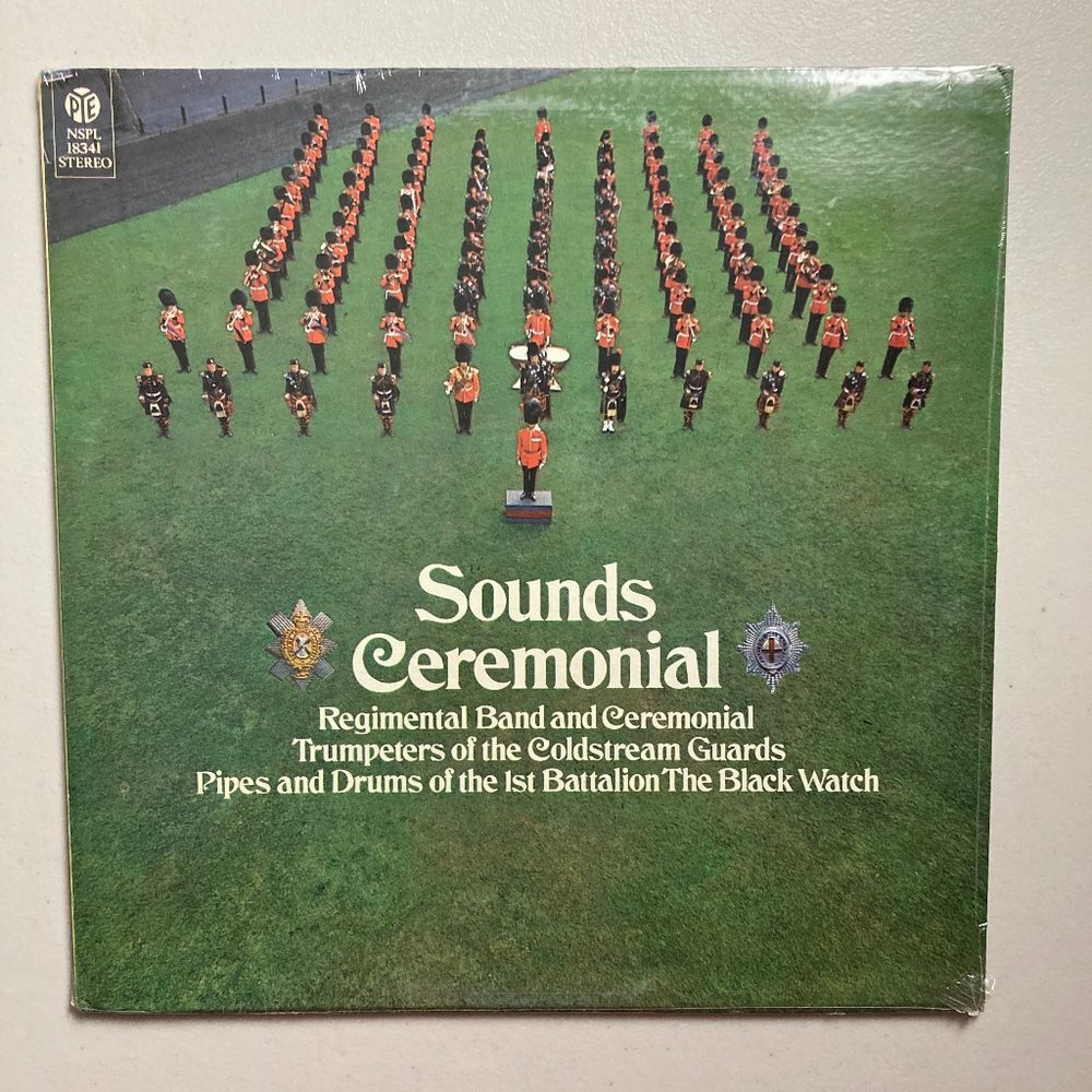 Sounds Ceremonial Coldstream Guards Pipes and Drums Vinyl Record Album Sealed